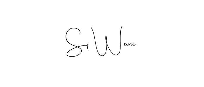 How to Draw Sl Wani signature style? Andilay-7BmLP is a latest design signature styles for name Sl Wani. Sl Wani signature style 4 images and pictures png