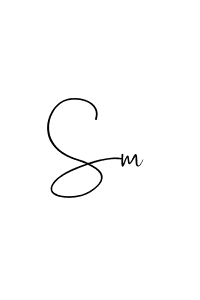 It looks lik you need a new signature style for name Sm. Design unique handwritten (Andilay-7BmLP) signature with our free signature maker in just a few clicks. Sm signature style 4 images and pictures png