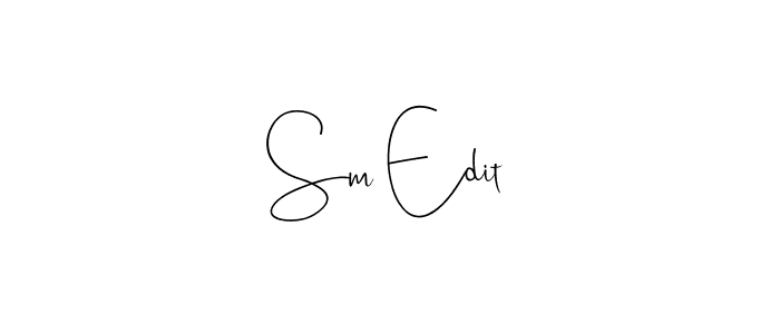 How to Draw Sm Edit signature style? Andilay-7BmLP is a latest design signature styles for name Sm Edit. Sm Edit signature style 4 images and pictures png