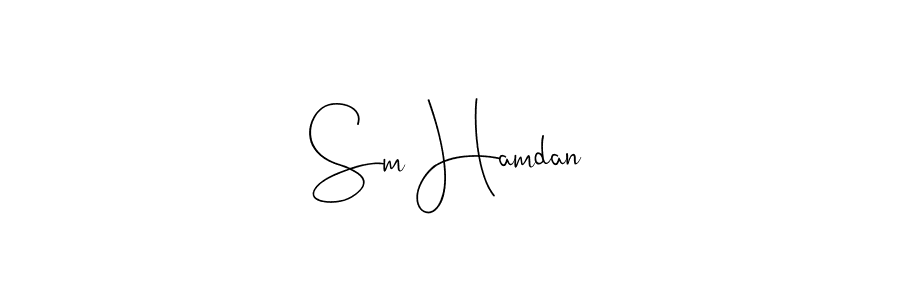 How to make Sm Hamdan signature? Andilay-7BmLP is a professional autograph style. Create handwritten signature for Sm Hamdan name. Sm Hamdan signature style 4 images and pictures png