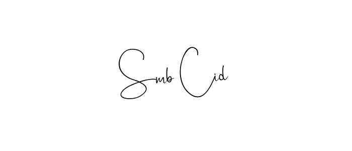 Also we have Smb Cid name is the best signature style. Create professional handwritten signature collection using Andilay-7BmLP autograph style. Smb Cid signature style 4 images and pictures png