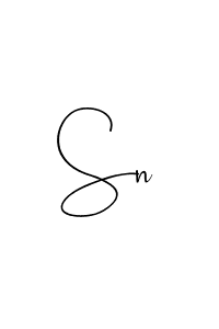 Use a signature maker to create a handwritten signature online. With this signature software, you can design (Andilay-7BmLP) your own signature for name Sn. Sn signature style 4 images and pictures png