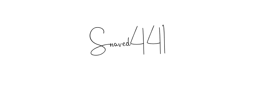 How to Draw Snaved441 signature style? Andilay-7BmLP is a latest design signature styles for name Snaved441. Snaved441 signature style 4 images and pictures png