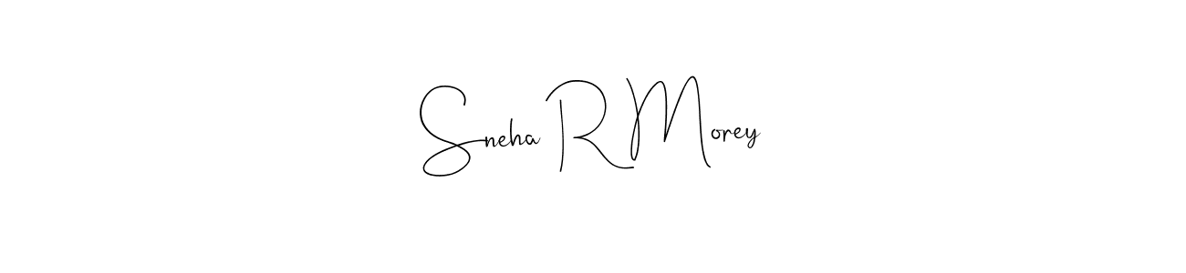 Make a beautiful signature design for name Sneha R Morey. Use this online signature maker to create a handwritten signature for free. Sneha R Morey signature style 4 images and pictures png