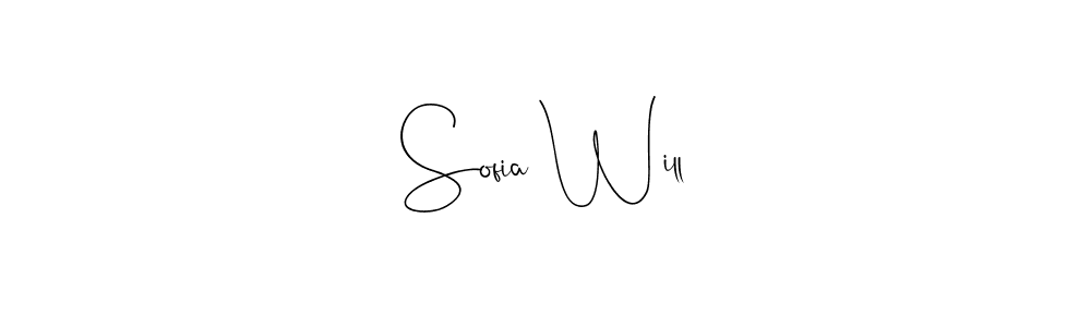 Make a beautiful signature design for name Sofia Will. Use this online signature maker to create a handwritten signature for free. Sofia Will signature style 4 images and pictures png