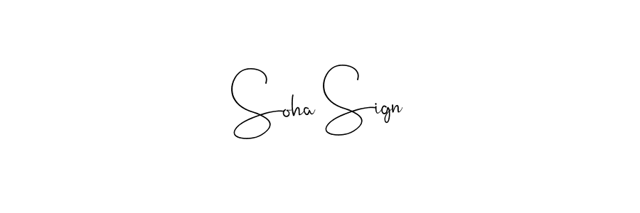 You should practise on your own different ways (Andilay-7BmLP) to write your name (Soha Sign) in signature. don't let someone else do it for you. Soha Sign signature style 4 images and pictures png