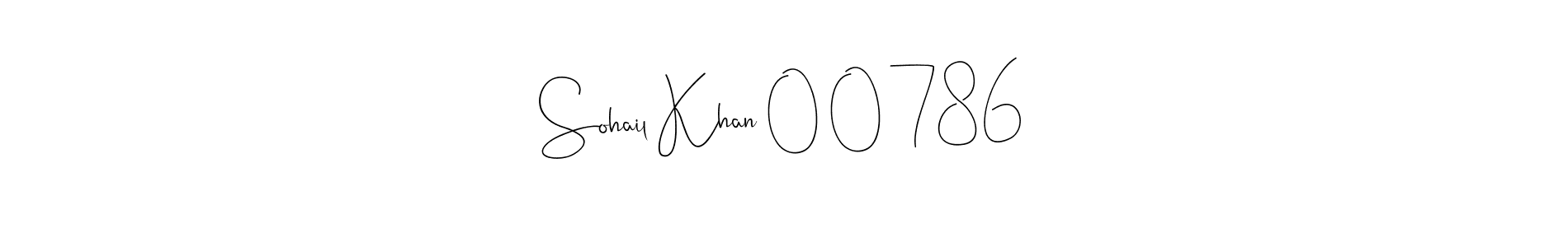 You can use this online signature creator to create a handwritten signature for the name Sohail Khan 0 0 786. This is the best online autograph maker. Sohail Khan 0 0 786 signature style 4 images and pictures png