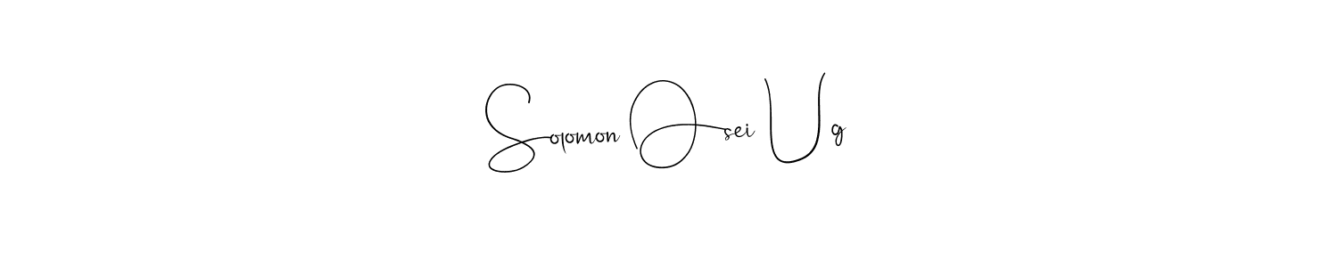 How to make Solomon Osei Ug signature? Andilay-7BmLP is a professional autograph style. Create handwritten signature for Solomon Osei Ug name. Solomon Osei Ug signature style 4 images and pictures png