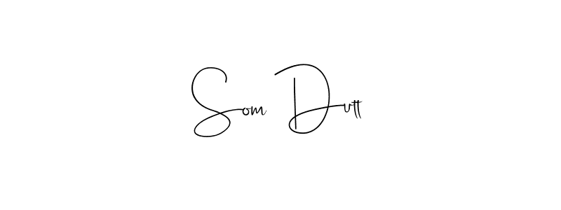 You can use this online signature creator to create a handwritten signature for the name Som Dutt. This is the best online autograph maker. Som Dutt signature style 4 images and pictures png