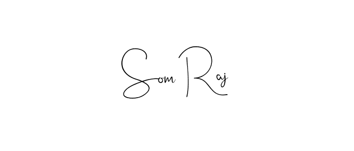 The best way (Andilay-7BmLP) to make a short signature is to pick only two or three words in your name. The name Som Raj include a total of six letters. For converting this name. Som Raj signature style 4 images and pictures png