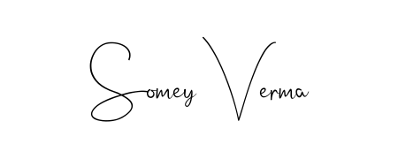 The Andilay-7BmLP lettering style adds unique flourish to name Somey Verma. Stand out with a custom digital autograph made in seconds. Somey Verma signature style 4 images and pictures png