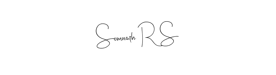 if you are searching for the best signature style for your name Somnath R S. so please give up your signature search. here we have designed multiple signature styles  using Andilay-7BmLP. Somnath R S signature style 4 images and pictures png