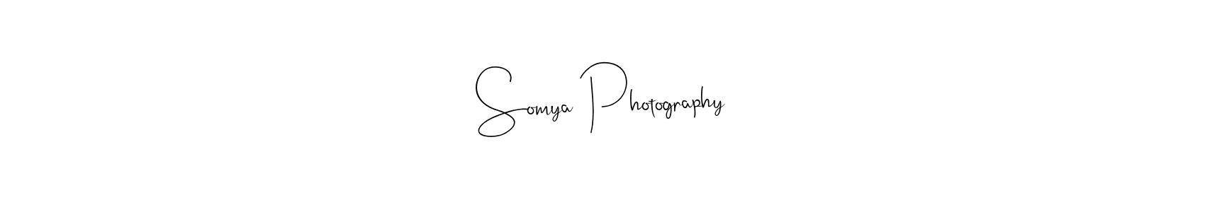You should practise on your own different ways (Andilay-7BmLP) to write your name (Somya Photography) in signature. don't let someone else do it for you. Somya Photography signature style 4 images and pictures png
