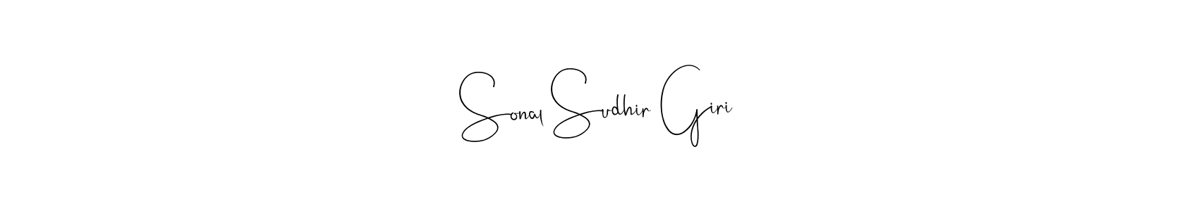 How to Draw Sonal Sudhir Giri signature style? Andilay-7BmLP is a latest design signature styles for name Sonal Sudhir Giri. Sonal Sudhir Giri signature style 4 images and pictures png