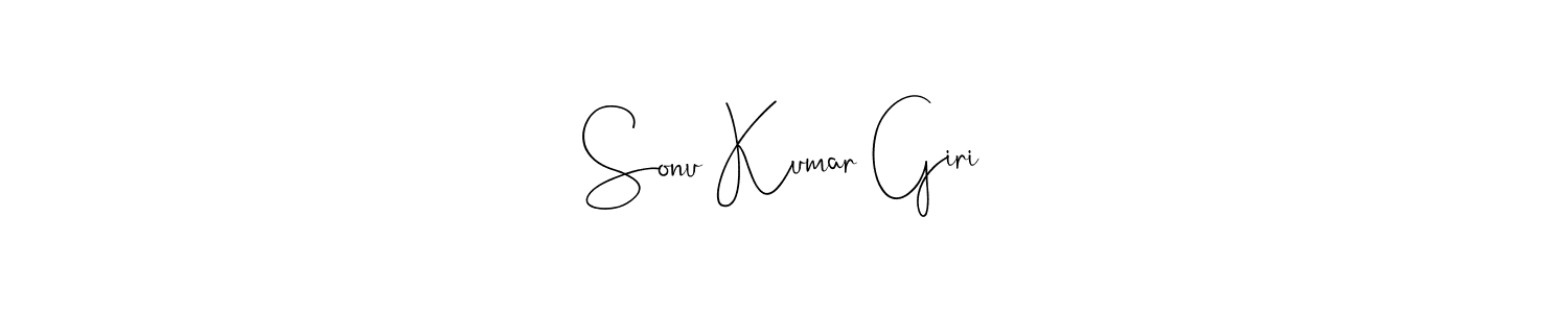 Use a signature maker to create a handwritten signature online. With this signature software, you can design (Andilay-7BmLP) your own signature for name Sonu Kumar Giri. Sonu Kumar Giri signature style 4 images and pictures png