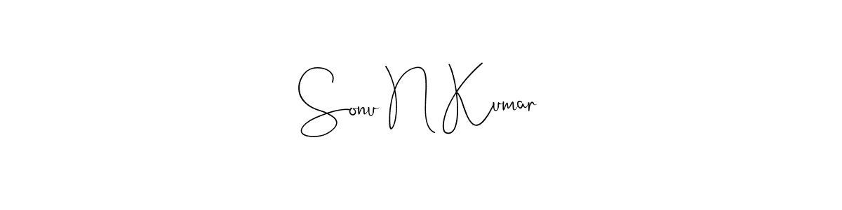 if you are searching for the best signature style for your name Sonu N Kumar. so please give up your signature search. here we have designed multiple signature styles  using Andilay-7BmLP. Sonu N Kumar signature style 4 images and pictures png