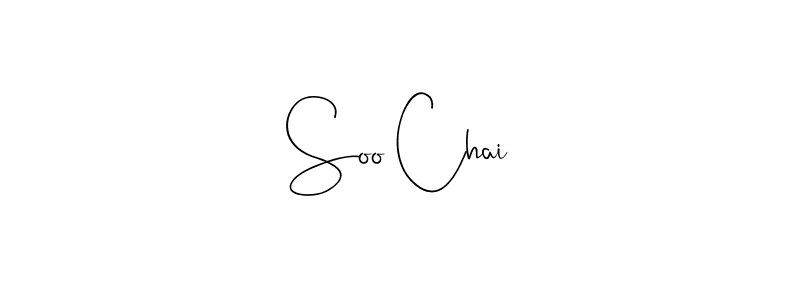 The best way (Andilay-7BmLP) to make a short signature is to pick only two or three words in your name. The name Soo Chai include a total of six letters. For converting this name. Soo Chai signature style 4 images and pictures png