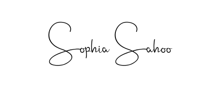A classic penmanship look for Sophia Sahoo. The Andilay-7BmLP font brings timeless elegance and confidence to every signed document. Sophia Sahoo signature style 4 images and pictures png