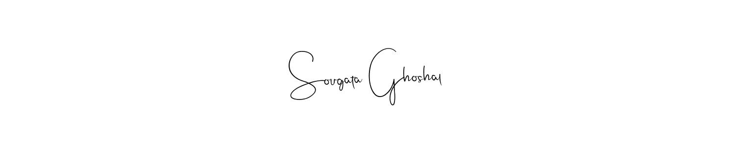 Also You can easily find your signature by using the search form. We will create Sougata Ghoshal name handwritten signature images for you free of cost using Andilay-7BmLP sign style. Sougata Ghoshal signature style 4 images and pictures png