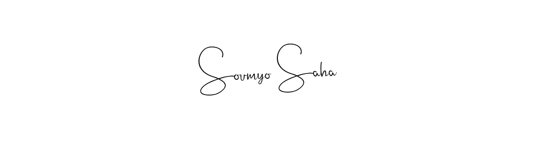 Make a beautiful signature design for name Soumyo Saha. Use this online signature maker to create a handwritten signature for free. Soumyo Saha signature style 4 images and pictures png