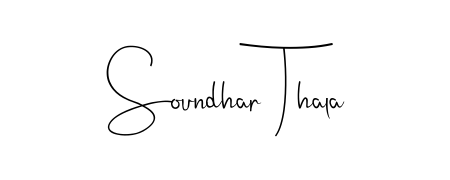 Get inspired by this graceful Andilay-7BmLP signature style for name Soundhar Thala. Smooth loops and balanced proportions for everyday use. Soundhar Thala signature style 4 images and pictures png