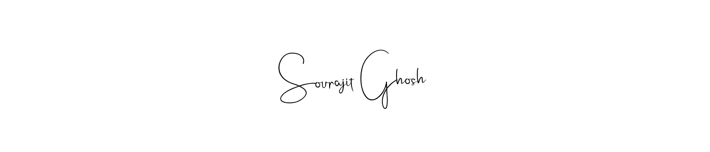 How to make Sourajit Ghosh signature? Andilay-7BmLP is a professional autograph style. Create handwritten signature for Sourajit Ghosh name. Sourajit Ghosh signature style 4 images and pictures png