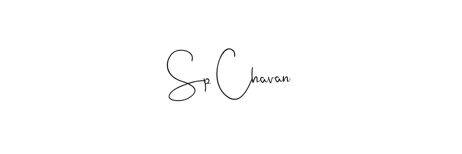 Sp Chavan stylish signature style. Best Handwritten Sign (Andilay-7BmLP) for my name. Handwritten Signature Collection Ideas for my name Sp Chavan. Sp Chavan signature style 4 images and pictures png