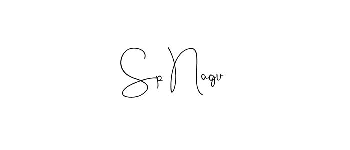 Create a beautiful signature design for name Sp Nagu. With this signature (Andilay-7BmLP) fonts, you can make a handwritten signature for free. Sp Nagu signature style 4 images and pictures png