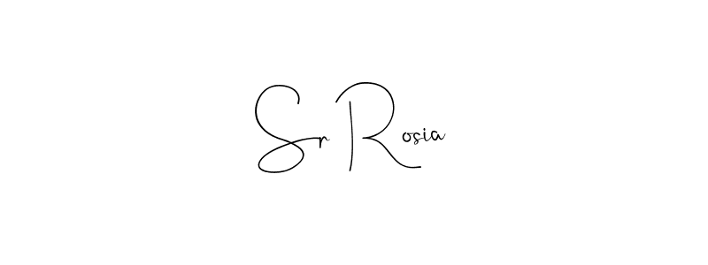 Create a beautiful signature design for name Sr Rosia. With this signature (Andilay-7BmLP) fonts, you can make a handwritten signature for free. Sr Rosia signature style 4 images and pictures png