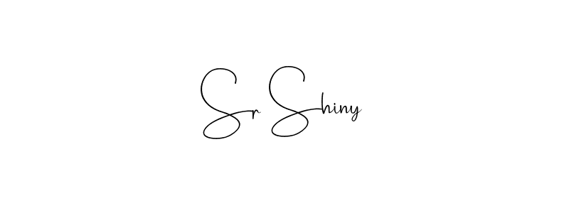 The best way (Andilay-7BmLP) to make a short signature is to pick only two or three words in your name. The name Sr Shiny include a total of six letters. For converting this name. Sr Shiny signature style 4 images and pictures png