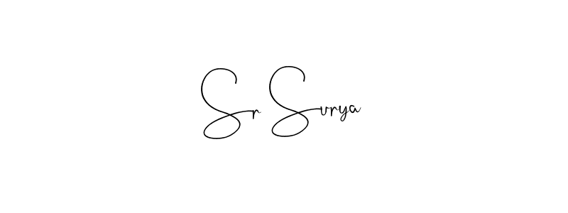 See photos of Sr Surya official signature by Spectra . Check more albums & portfolios. Read reviews & check more about Andilay-7BmLP font. Sr Surya signature style 4 images and pictures png