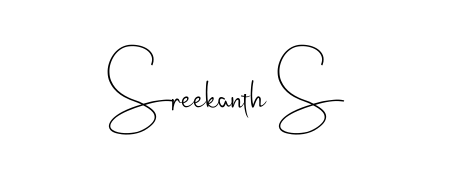 Make a beautiful signature design for name Sreekanth S. With this signature (Andilay-7BmLP) style, you can create a handwritten signature for free. Sreekanth S signature style 4 images and pictures png