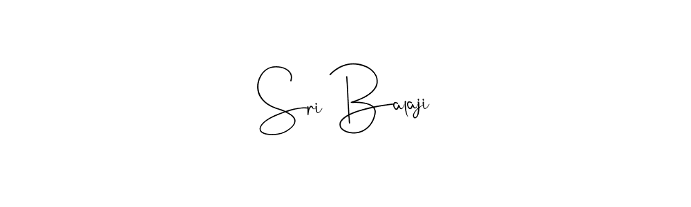Design your own signature with our free online signature maker. With this signature software, you can create a handwritten (Andilay-7BmLP) signature for name Sri Balaji. Sri Balaji signature style 4 images and pictures png