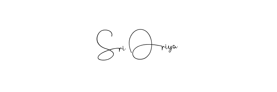 Create a beautiful signature design for name Sri Oriya. With this signature (Andilay-7BmLP) fonts, you can make a handwritten signature for free. Sri Oriya signature style 4 images and pictures png