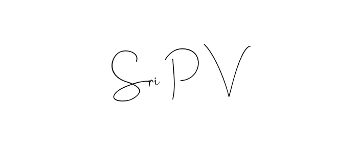 The best way (Andilay-7BmLP) to make a short signature is to pick only two or three words in your name. The name Sri P V include a total of six letters. For converting this name. Sri P V signature style 4 images and pictures png