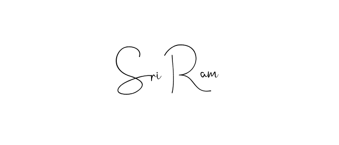 The best way (Andilay-7BmLP) to make a short signature is to pick only two or three words in your name. The name Sri Ram include a total of six letters. For converting this name. Sri Ram signature style 4 images and pictures png