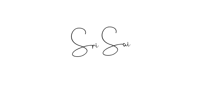 Use a signature maker to create a handwritten signature online. With this signature software, you can design (Andilay-7BmLP) your own signature for name Sri Sai. Sri Sai signature style 4 images and pictures png