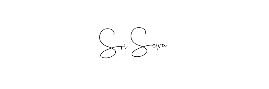 Design your own signature with our free online signature maker. With this signature software, you can create a handwritten (Andilay-7BmLP) signature for name Sri Selva. Sri Selva signature style 4 images and pictures png