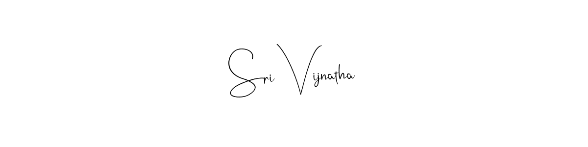 You should practise on your own different ways (Andilay-7BmLP) to write your name (Sri Vijnatha) in signature. don't let someone else do it for you. Sri Vijnatha signature style 4 images and pictures png