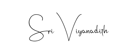 A stylish, flowing autograph style designed for name Sri Viyanadith using Andilay-7BmLP typography. Perfect for digital creative projects. Sri Viyanadith signature style 4 images and pictures png