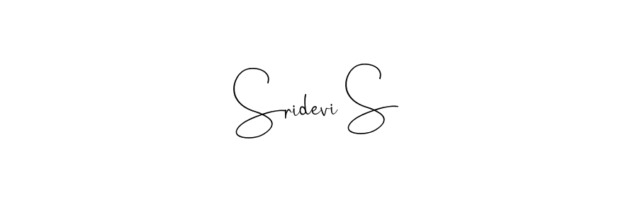 Design your own signature with our free online signature maker. With this signature software, you can create a handwritten (Andilay-7BmLP) signature for name Sridevi S. Sridevi S signature style 4 images and pictures png