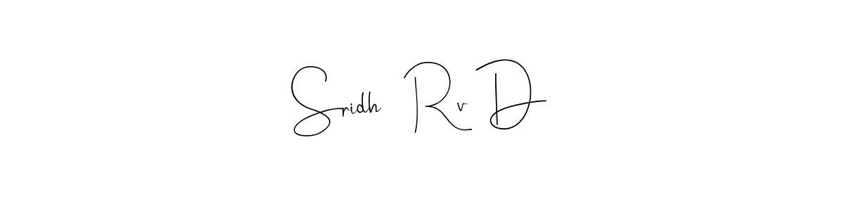 Here are the top 10 professional signature styles for the name Sridh   Rv D. These are the best autograph styles you can use for your name. Sridh   Rv D signature style 4 images and pictures png