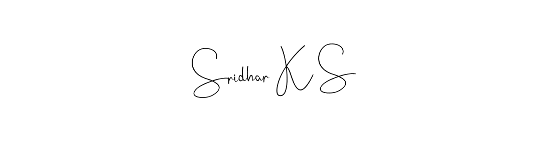 Make a beautiful signature design for name Sridhar K S. Use this online signature maker to create a handwritten signature for free. Sridhar K S signature style 4 images and pictures png