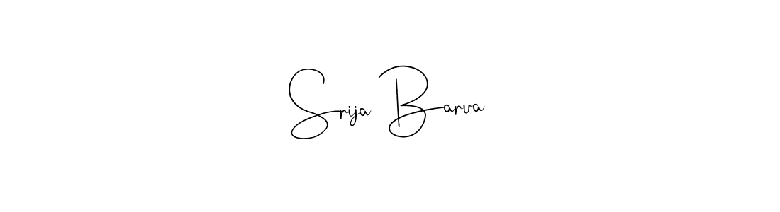 Make a beautiful signature design for name Srija Barua. Use this online signature maker to create a handwritten signature for free. Srija Barua signature style 4 images and pictures png