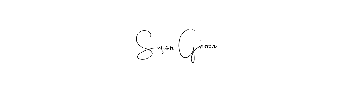 Also You can easily find your signature by using the search form. We will create Srijan Ghosh name handwritten signature images for you free of cost using Andilay-7BmLP sign style. Srijan Ghosh signature style 4 images and pictures png
