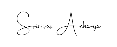 Download transparent PNG signature for name Srinivas Acharya styled with Andilay-7BmLP font. Ready to paste directly into PDF and Word agreements. Srinivas Acharya signature style 4 images and pictures png