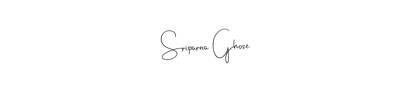 Design your own signature with our free online signature maker. With this signature software, you can create a handwritten (Andilay-7BmLP) signature for name Sriparna Ghose. Sriparna Ghose signature style 4 images and pictures png