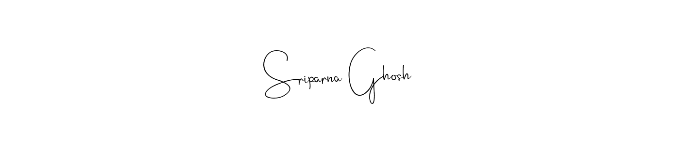 Design your own signature with our free online signature maker. With this signature software, you can create a handwritten (Andilay-7BmLP) signature for name Sriparna Ghosh. Sriparna Ghosh signature style 4 images and pictures png