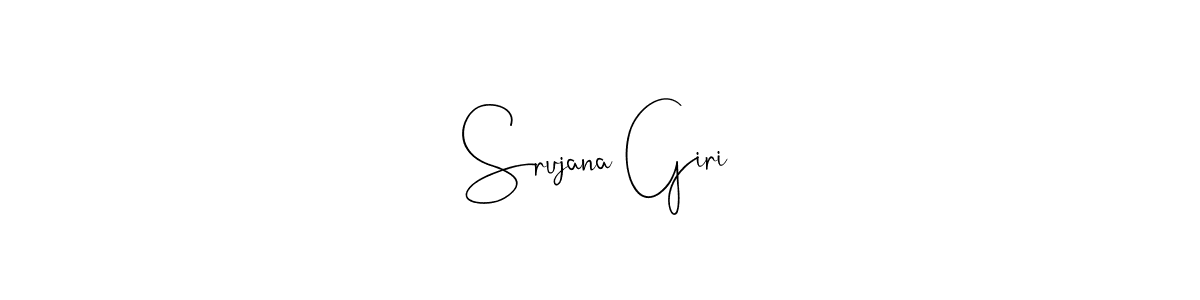 Once you've used our free online signature maker to create your best signature Andilay-7BmLP style, it's time to enjoy all of the benefits that Srujana Giri name signing documents. Srujana Giri signature style 4 images and pictures png