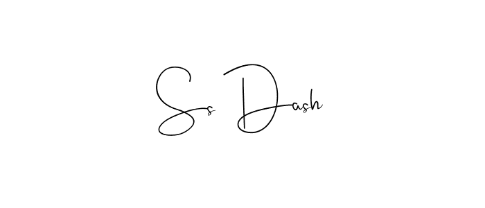 How to make Ss Dash signature? Andilay-7BmLP is a professional autograph style. Create handwritten signature for Ss Dash name. Ss Dash signature style 4 images and pictures png